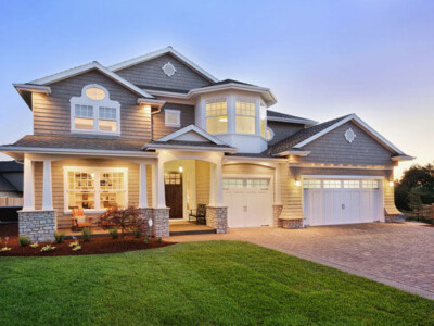 newly remodeled home exterior